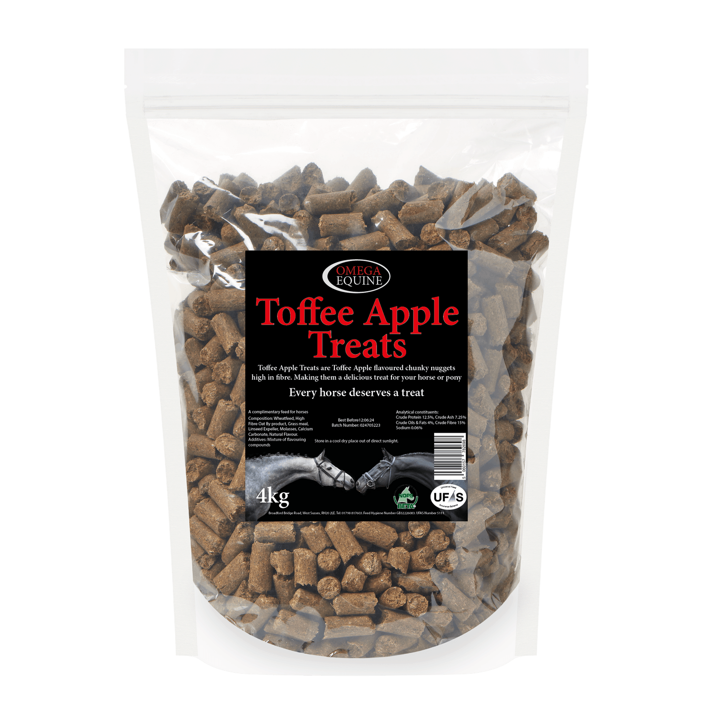 Omega Equine Toffee Apple Treats - N P Equestrian & Pet Supplies Ltd 