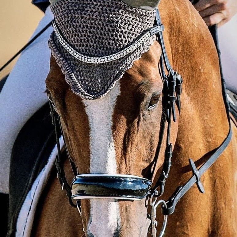 Lumiere Equestrian Adeline Snaffle Bridle With Cavesson Noseband