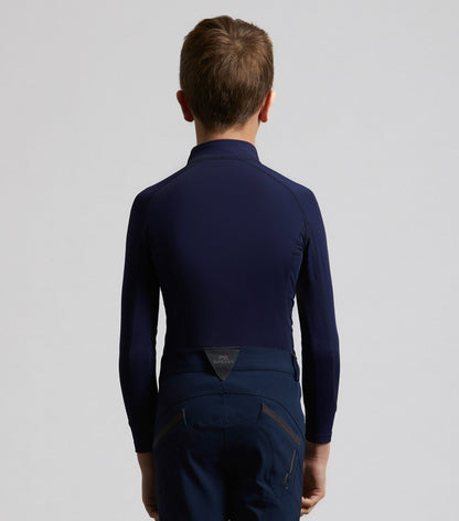 Premier Equine Junior Ombretta Technical Riding Top Navy