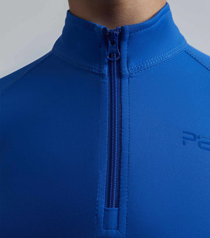 Premier Equine Junior Ombretta Technical Riding Top Royal Blue
