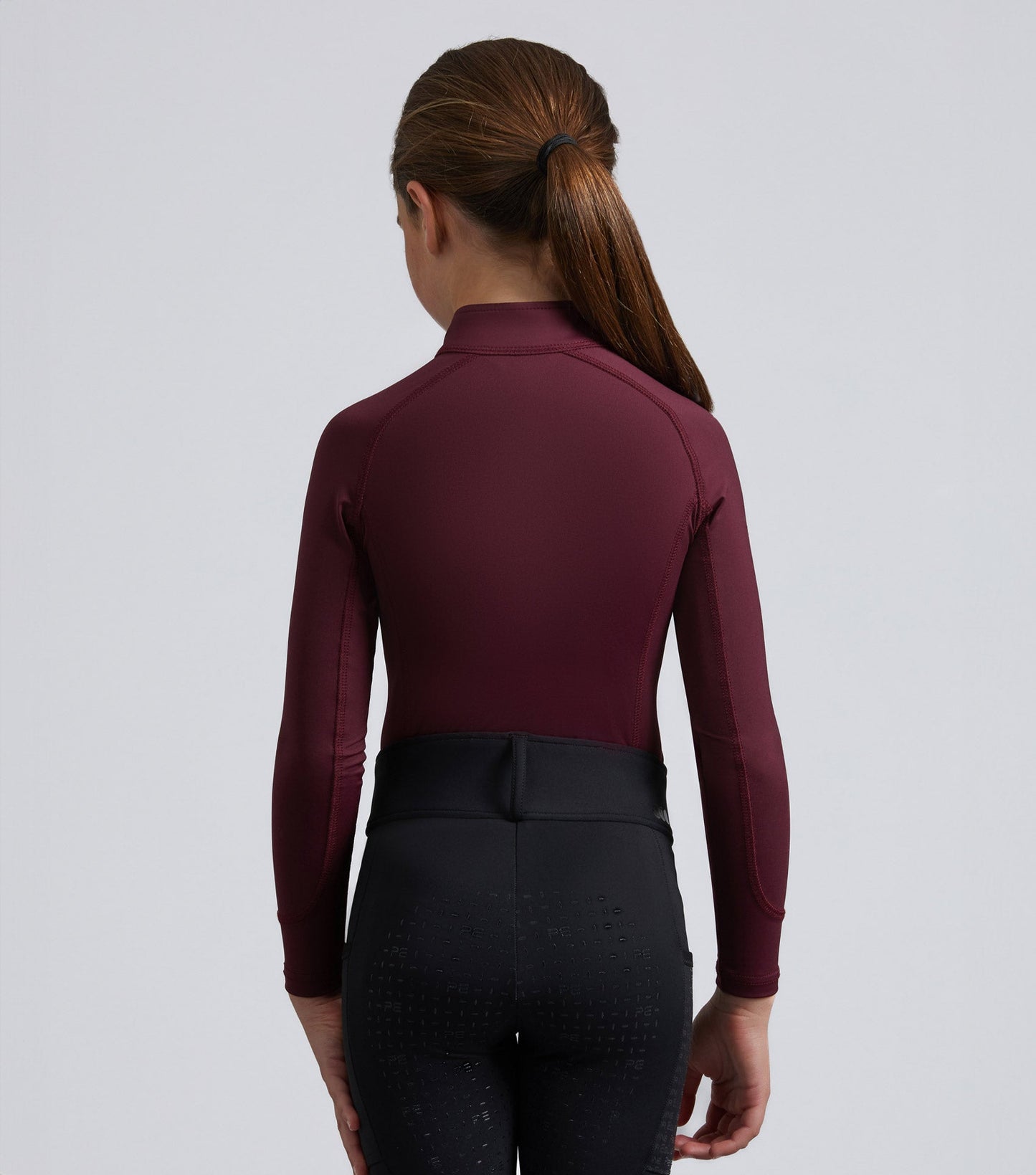 Premier Equine Junior Ombretta Technical Riding Top Wine