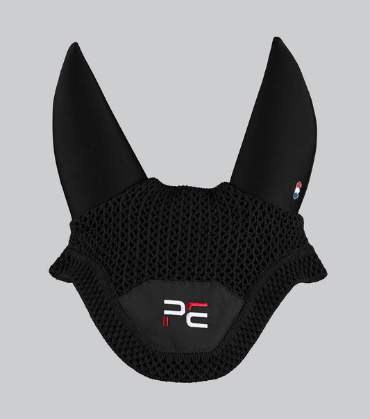 Premier Equine PE Acoustic Ear Bonnet Black - N P Equestrian & Pet Supplies Ltd 