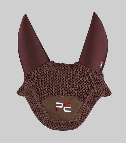 Premier Equine PE Acoustic Ear Bonnet Brown - N P Equestrian & Pet Supplies Ltd 