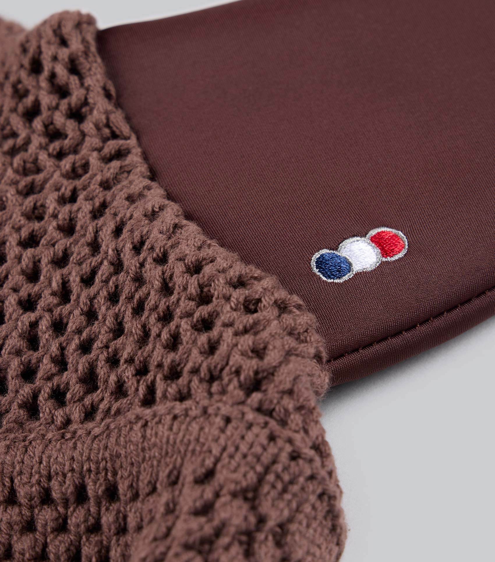 Premier Equine PE Acoustic Ear Bonnet Brown - N P Equestrian & Pet Supplies Ltd 