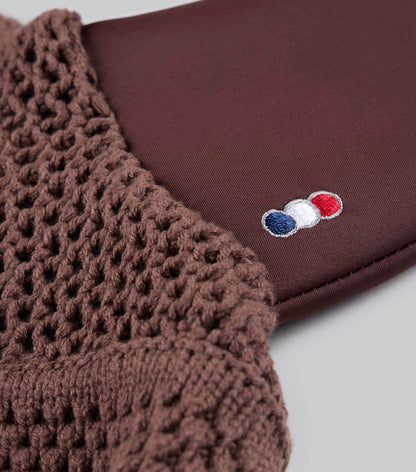 Premier Equine PE Acoustic Ear Bonnet Brown - N P Equestrian & Pet Supplies Ltd 