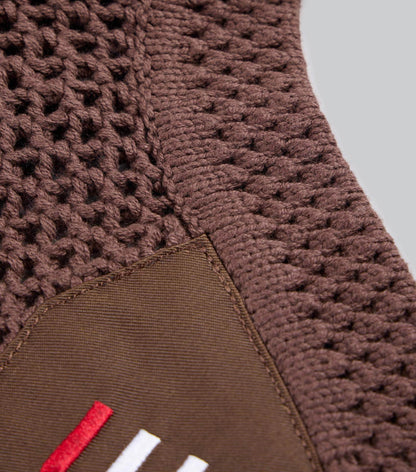 Premier Equine PE Acoustic Ear Bonnet Brown - N P Equestrian & Pet Supplies Ltd 