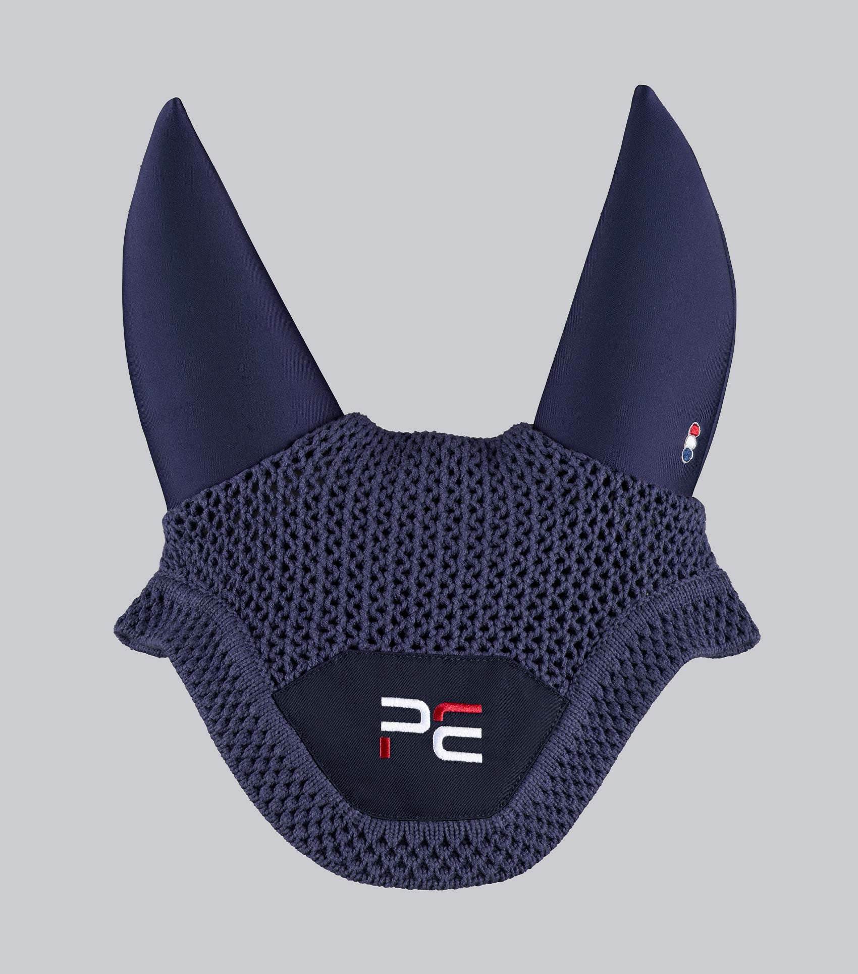 Premier Equine PE Acoustic Ear Bonnet Navy - N P Equestrian & Pet Supplies Ltd 