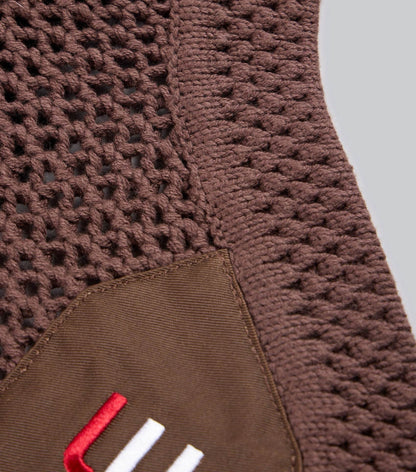 Premier Equine PE Sport Ear Bonnet Dark Brown - N P Equestrian & Pet Supplies Ltd 