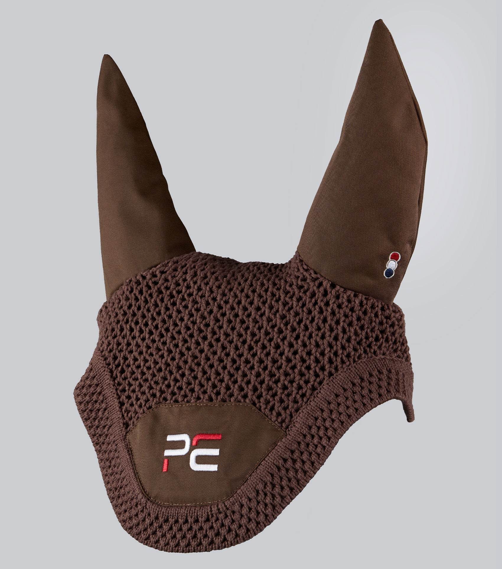 Premier Equine PE Sport Ear Bonnet Dark Brown - N P Equestrian & Pet Supplies Ltd 