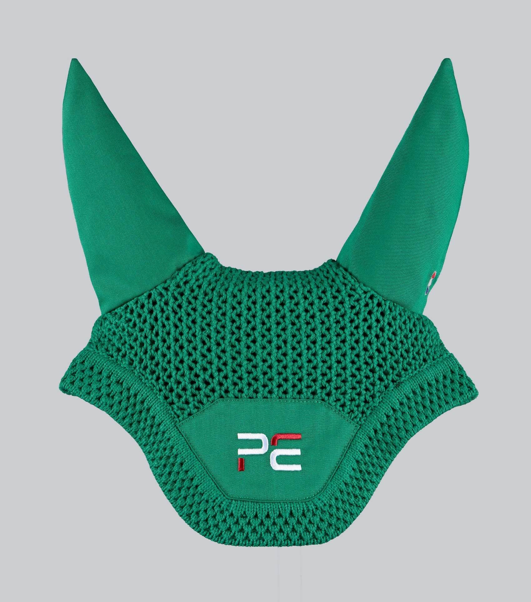 Premier Equine PE Sport Ear Bonnet Green - N P Equestrian & Pet Supplies Ltd 