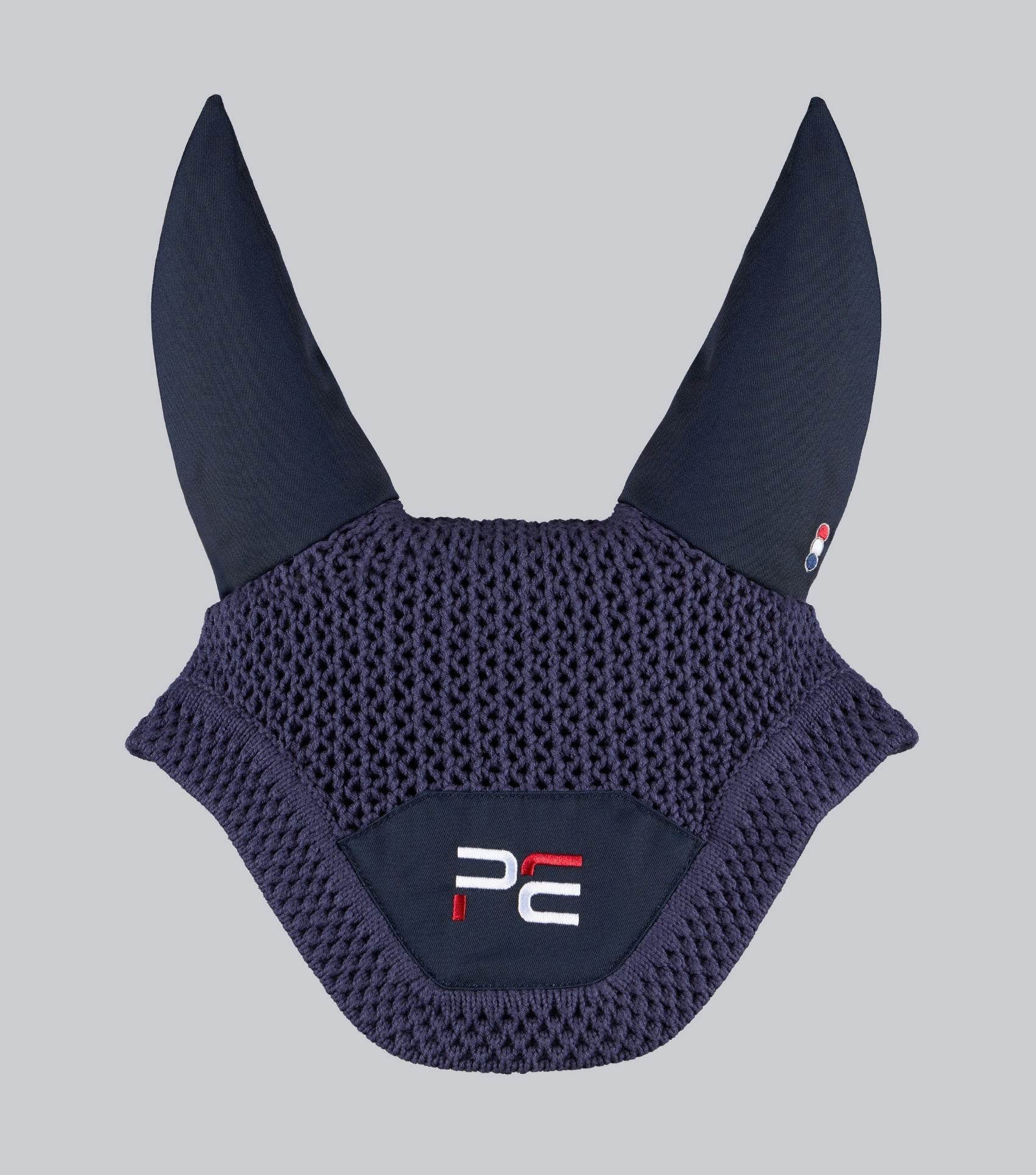 Premier Equine PE Sport Ear Bonnet Navy - N P Equestrian & Pet Supplies Ltd 