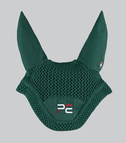 Premier Equine PE Sport Ear Bonnet Olive - N P Equestrian & Pet Supplies Ltd 