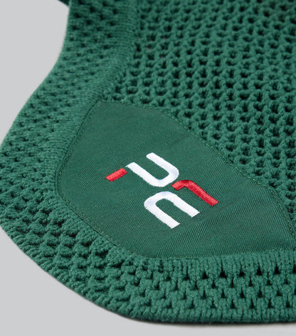 Premier Equine PE Sport Ear Bonnet Olive - N P Equestrian & Pet Supplies Ltd 
