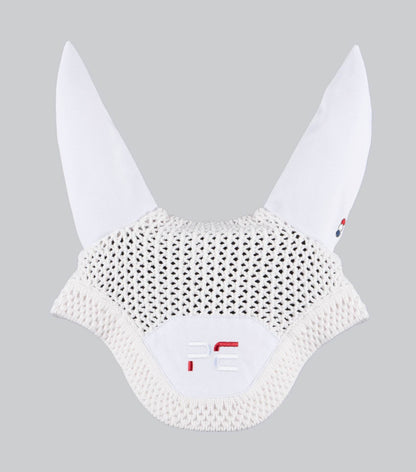 Premier Equine PE Sport Ear Bonnet White - N P Equestrian & Pet Supplies Ltd 