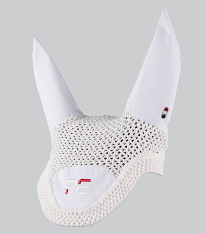 Premier Equine PE Sport Ear Bonnet White - N P Equestrian & Pet Supplies Ltd 