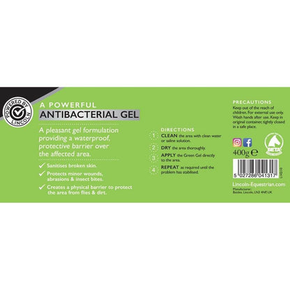Lincoln Antibacterial Green Gel - N P Equestrian & Pet Supplies Ltd 