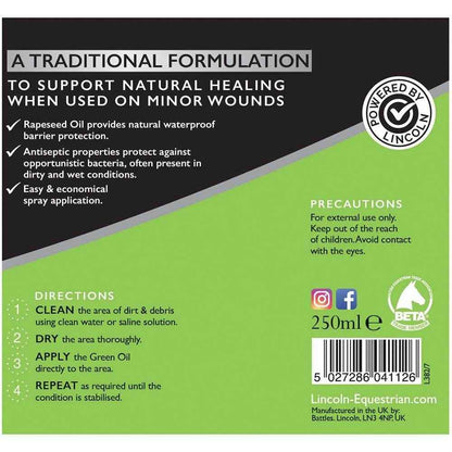 Lincoln Antibacterial Green Oil