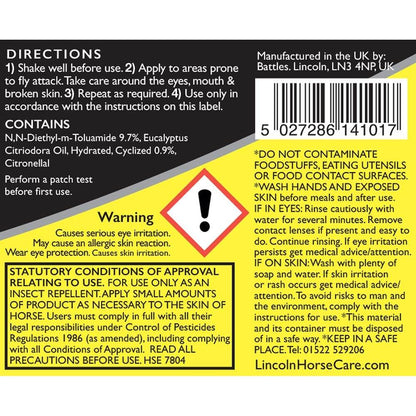 Lincoln Roll-On Fly Repellent - N P Equestrian & Pet Supplies Ltd 