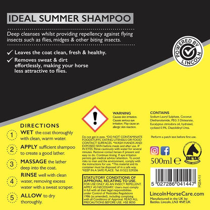 Lincoln Fly Repellent Shampoo - N P Equestrian & Pet Supplies Ltd 