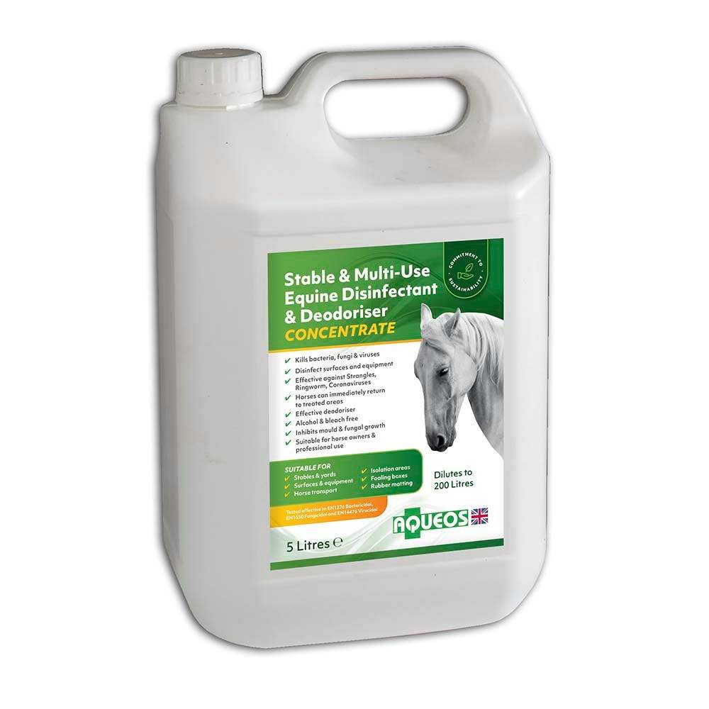 Aqueos Stable & Multi-Use Disinfectant - N P Equestrian & Pet Supplies Ltd 