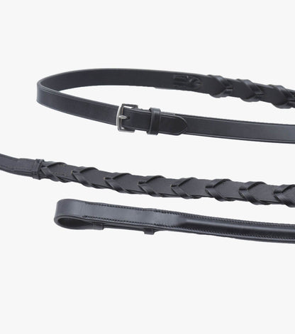Premier Equine Pietro Laced Reins - N P Equestrian & Pet Supplies Ltd 