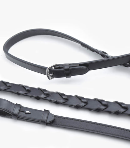 Premier Equine Pietro Laced Reins - N P Equestrian & Pet Supplies Ltd 