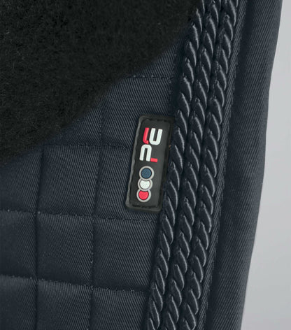 Premier Equine Pony Close Contact Merino Wool Half Lined European GP/ Jump Square Black/Black Wool