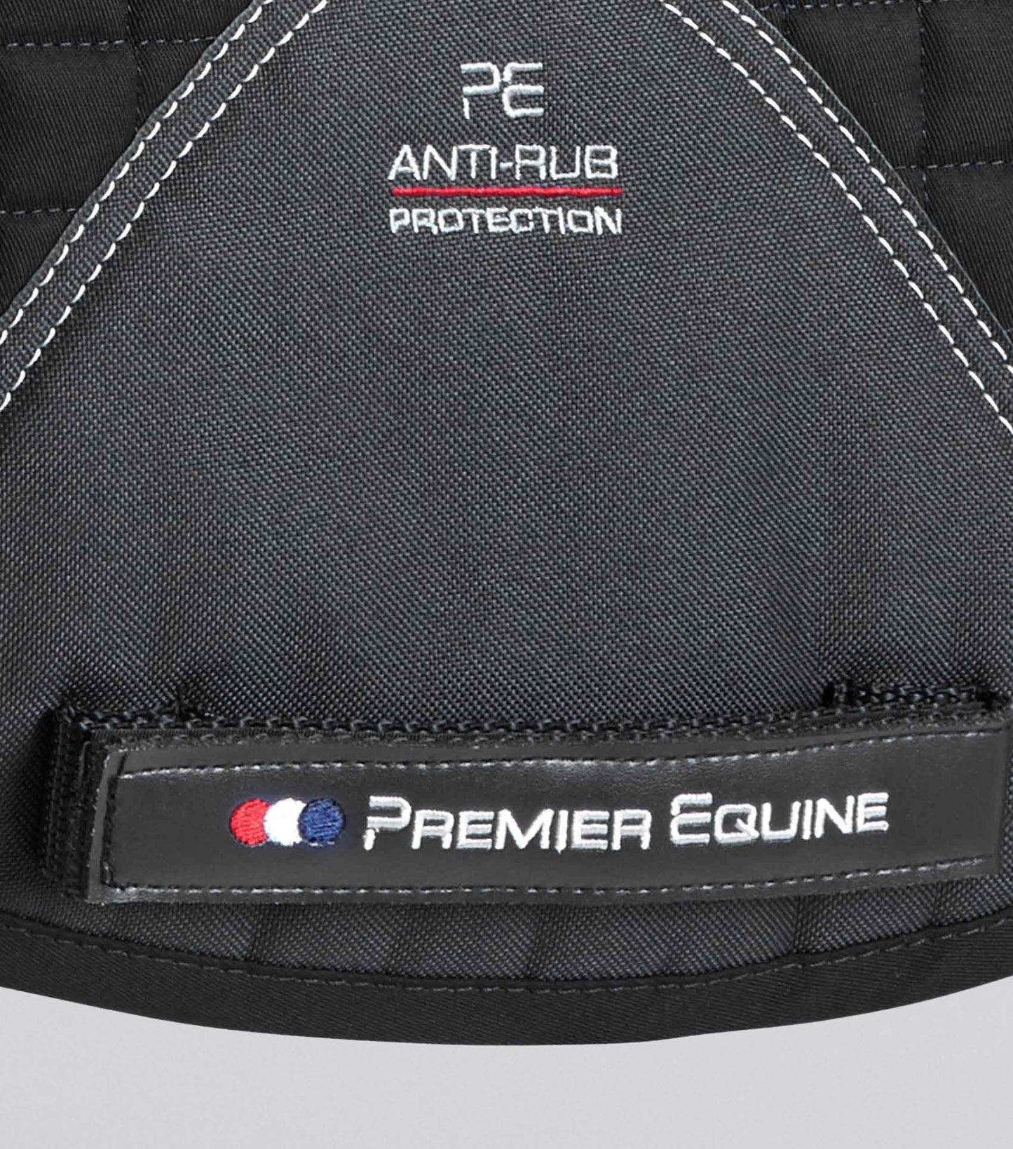 Premier Equine Pony Close Contact Merino Wool Half Lined European Dressage Square Black/Natural Wool