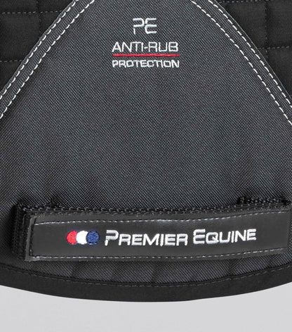 Premier Equine Pony Close Contact Merino Wool Half Lined European Dressage Square Black/Natural Wool