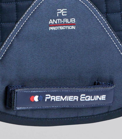 Premier Equine Pony Close Contact Merino Wool Half Lined European Dressage Square Navy/Navy Wool