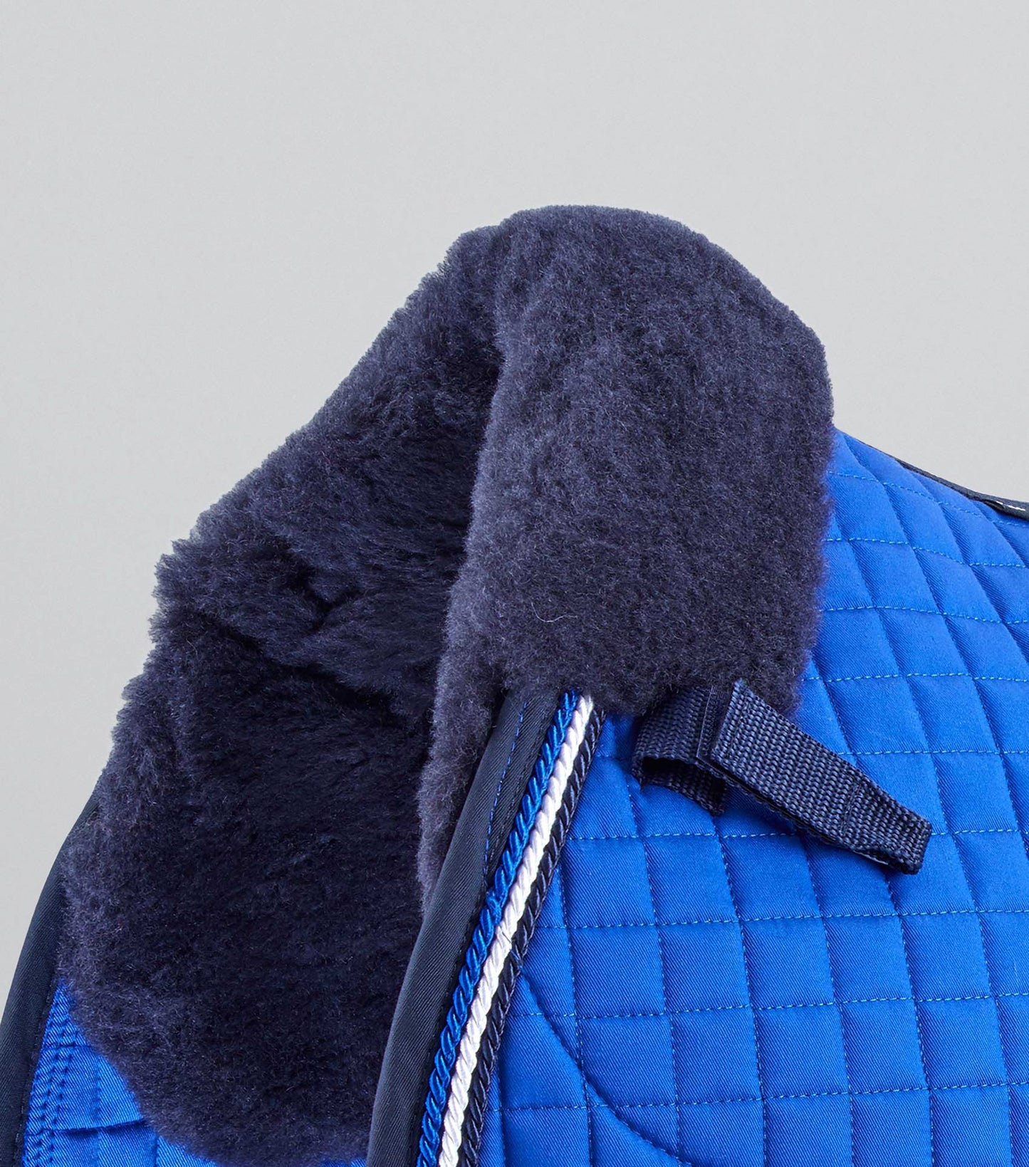 Premier Equine Pony Close Contact Merino Wool Half Lined European GP/ Jump Square Royal Blue/Navy Wool