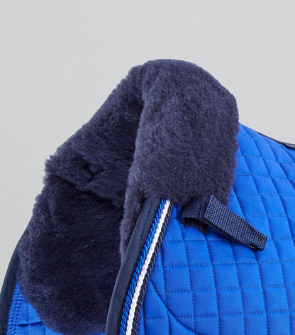 Premier Equine Pony Close Contact Merino Wool Half Lined European GP/ Jump Square Royal Blue/Navy Wool