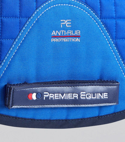 Premier Equine Pony Close Contact Merino Wool Half Lined European GP/ Jump Square Royal Blue/Navy Wool