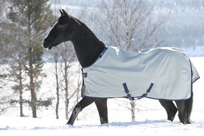 Bucas Power Medium 150g Standard Neck Turnout Rug - Silver