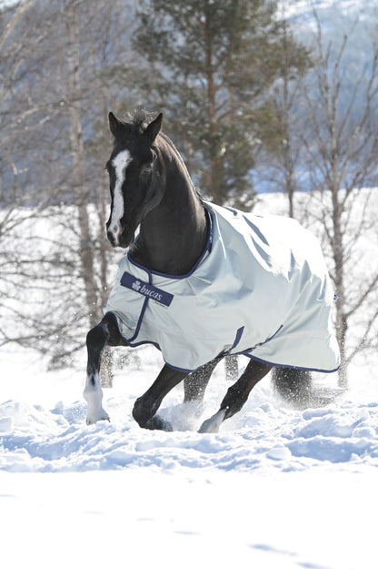 Bucas Power Medium 150g Standard Neck Turnout Rug - Silver