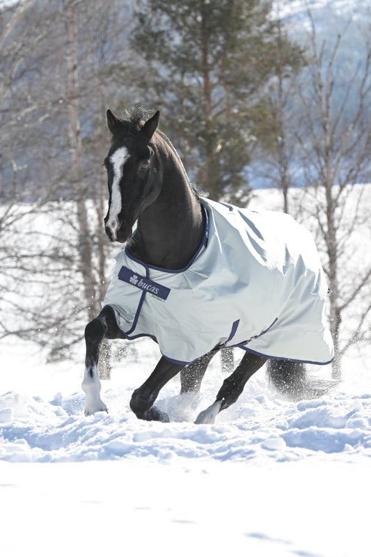 Bucas Power Extra 300g Standard Neck Turnout Rug -  Silver