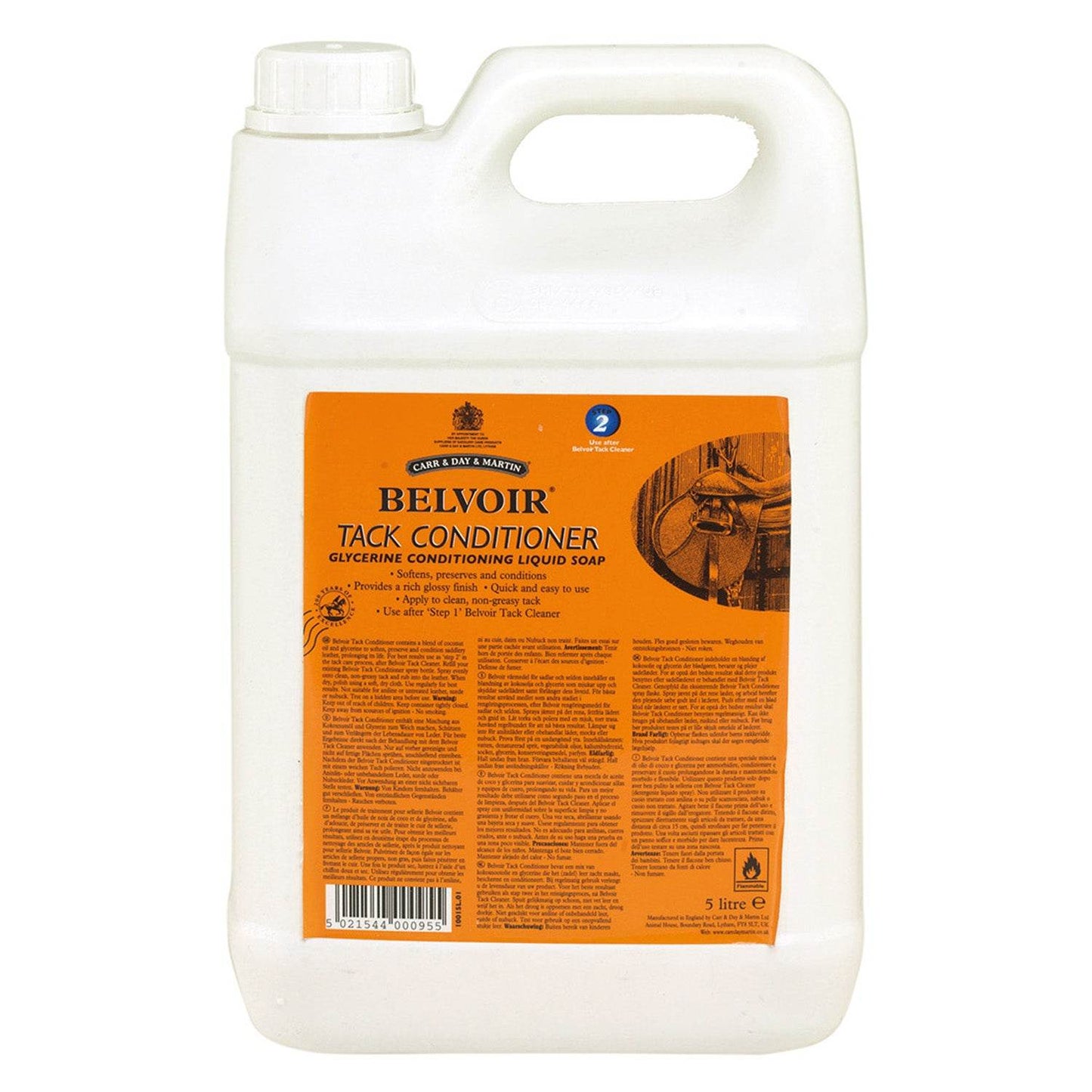 Carr & Day & Martin Belvoir Tack Conditioner Step 2 - N P Equestrian & Pet Supplies Ltd 