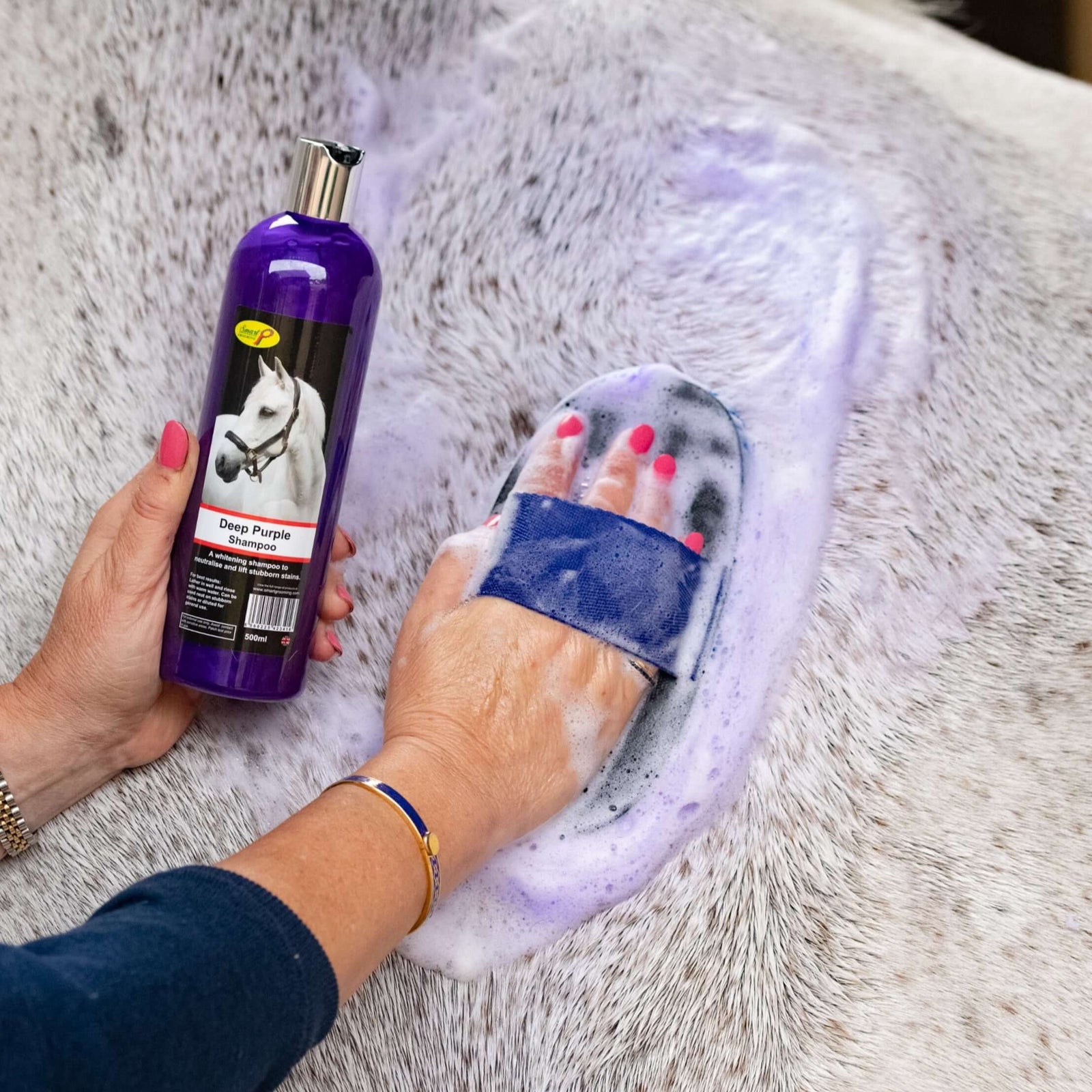 Smart Grooming Deep Purple Whitening Shampoo - N P Equestrian & Pet Supplies Ltd