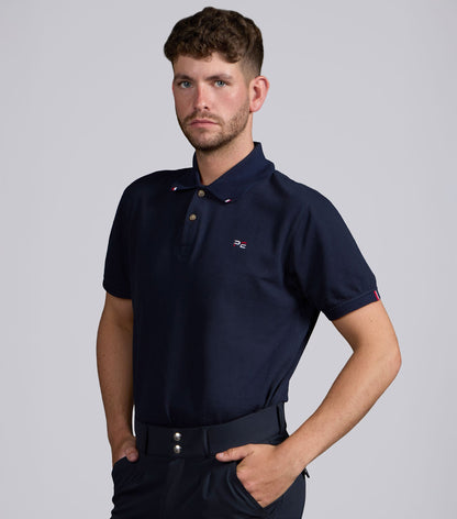 Premier Equine Respiro Men's Riding Polo Shirt - Navy