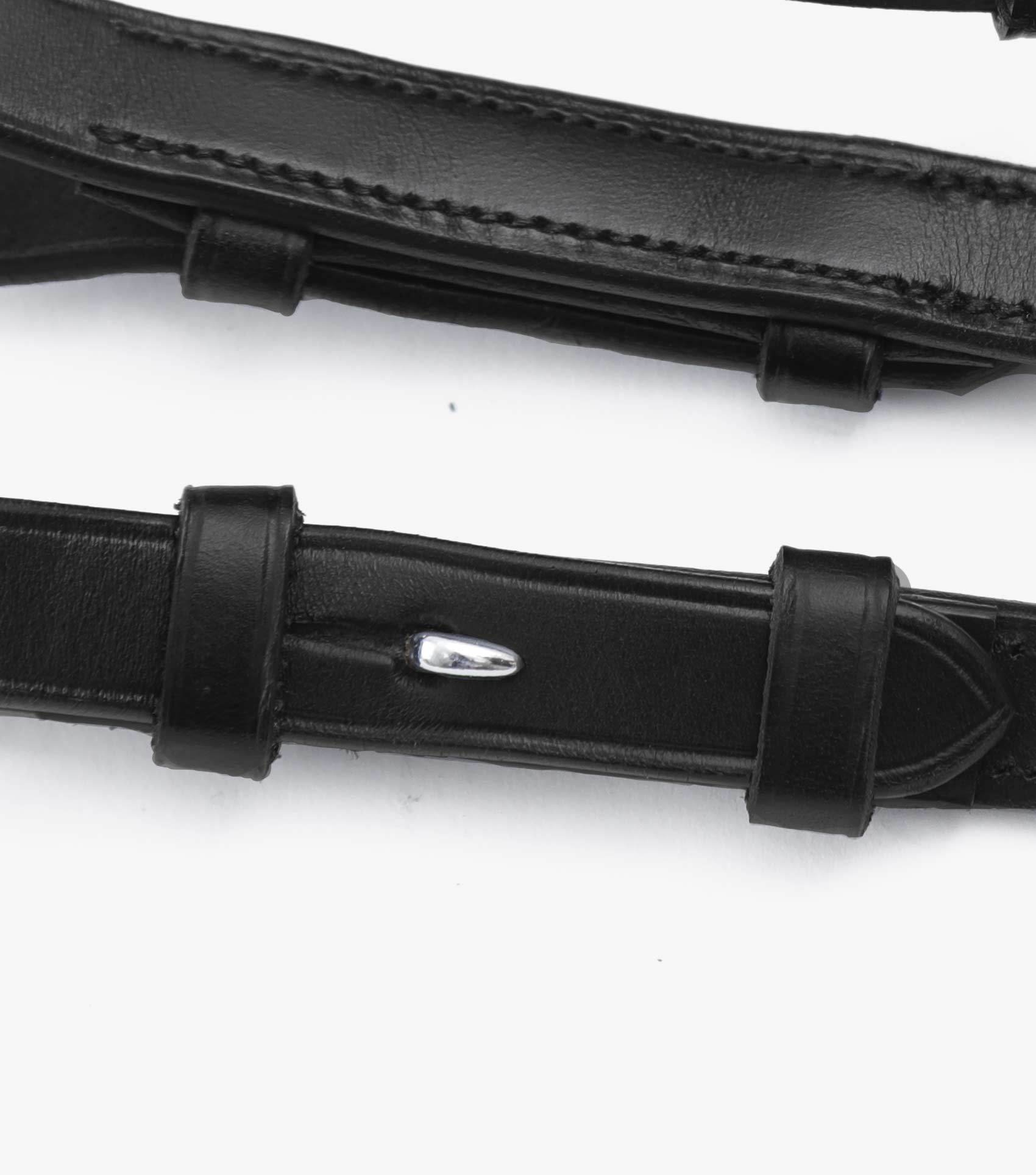 Premier Equine Salvatore Rubber & Leather Grip Reins - N P Equestrian & Pet Supplies Ltd 