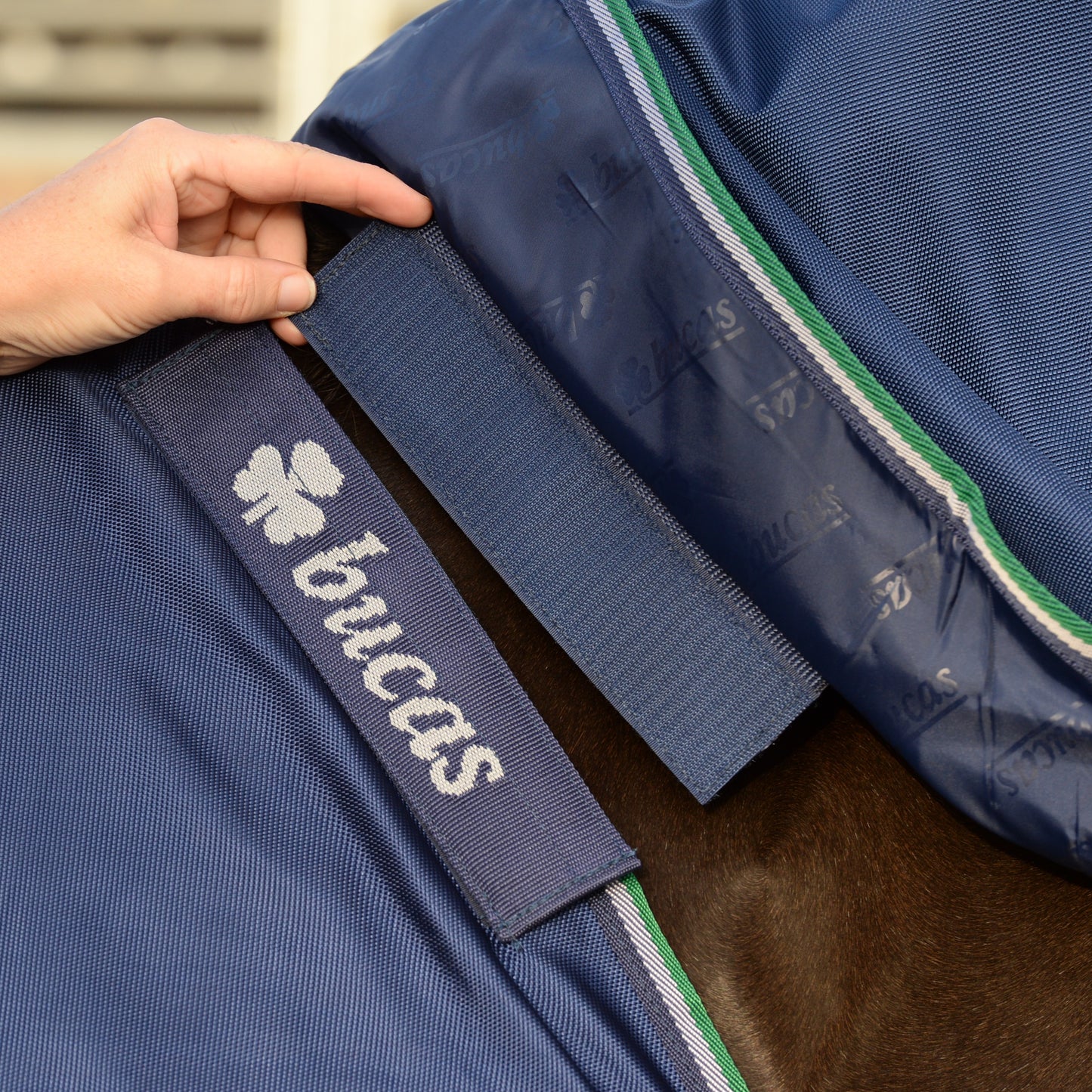 Bucas Smartex Combi 0g Turnout Neck Cover - Blue
