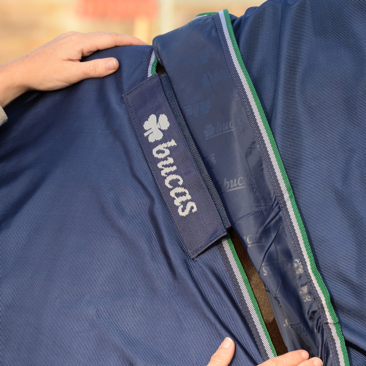 Bucas Smartex Combi 0g Turnout Neck Cover - Blue