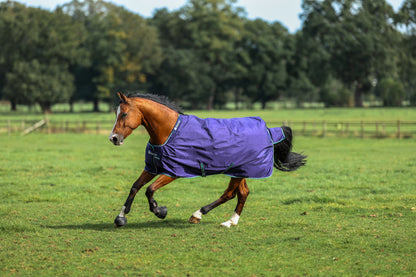 Bucas Smartex Rain 0g Standad Neck Turnout Rug - Blue