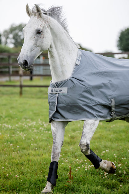Bucas Smartex Rain 0g Standard Neck Turnout Rug - Iron Gate