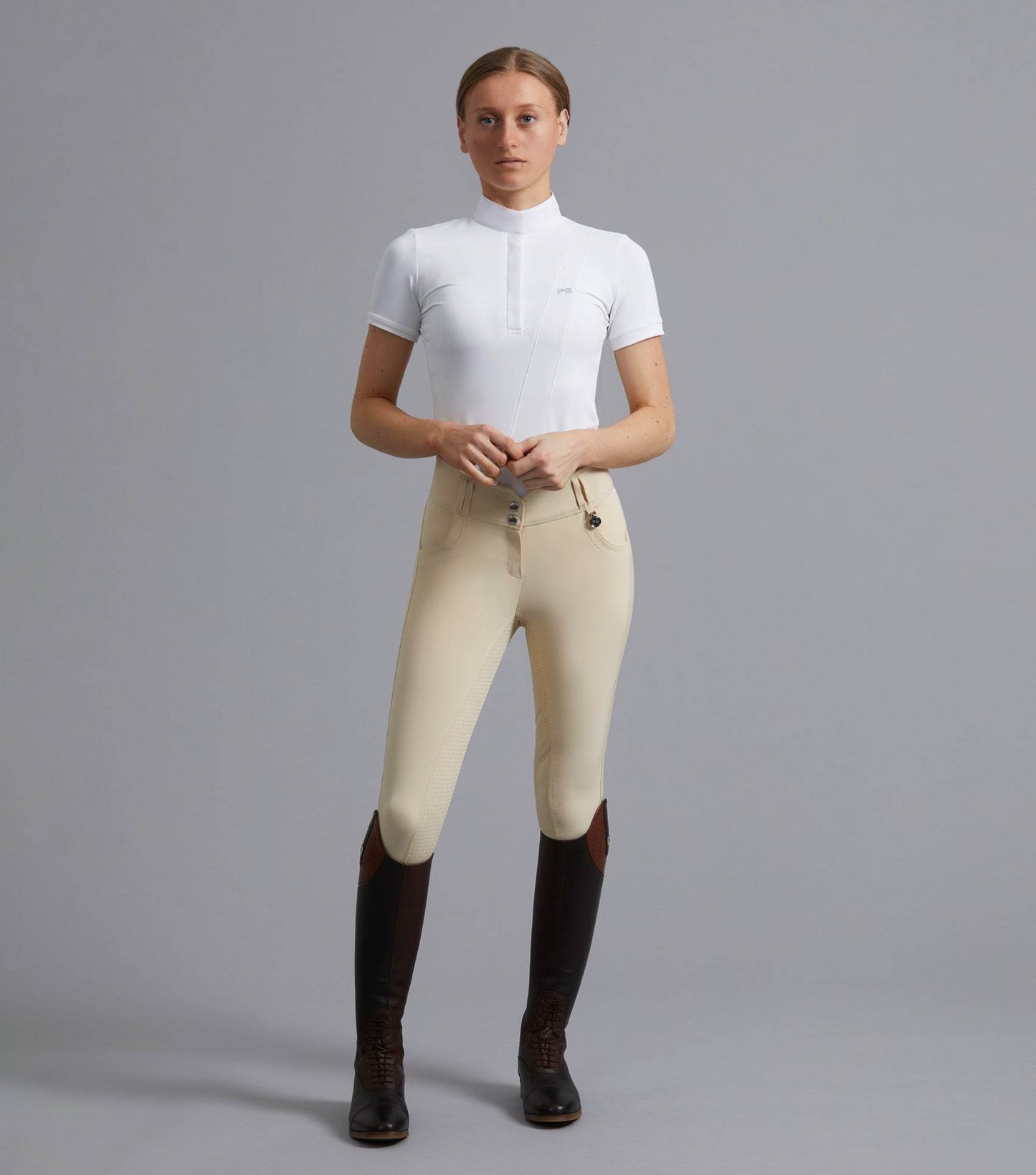 Premier Equine Sophia Ladies Full Seat High Waist Competition Riding Breeches - N P Equestrian & Pet Supplies Ltd 