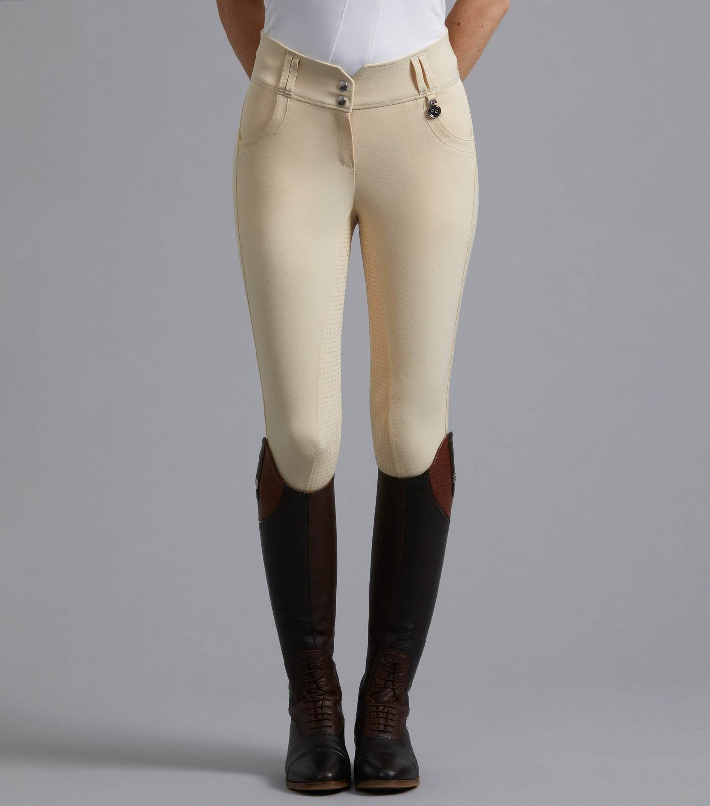 Premier Equine Sophia Ladies Full Seat High Waist Competition Riding Breeches - N P Equestrian & Pet Supplies Ltd 