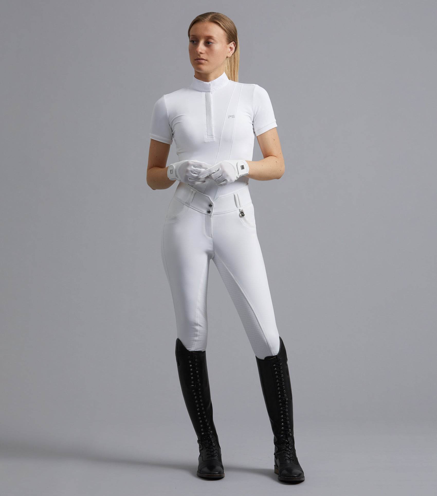 Premier Equine Sophia Ladies Full Seat High Waist Competition Riding Breeches - N P Equestrian & Pet Supplies Ltd 