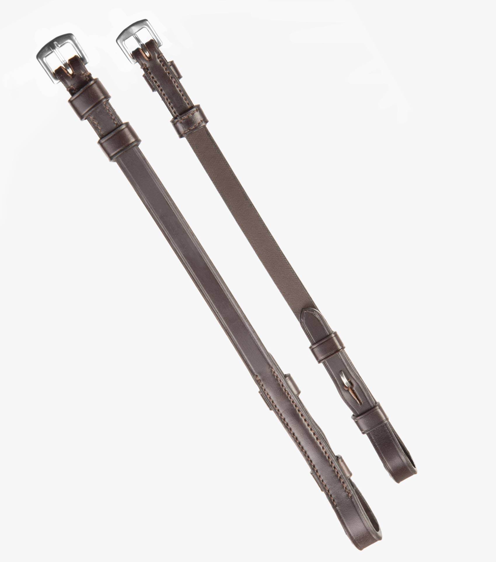 Premier Equine Cheek Pieces (Pair) Brown - N P Equestrian & Pet Supplies Ltd 