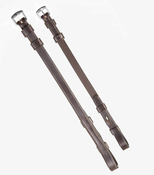 Premier Equine Cheek Pieces (Pair) Brown - N P Equestrian & Pet Supplies Ltd 