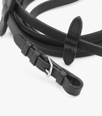 Premier Equine Stefano Rubber Reins - N P Equestrian & Pet Supplies Ltd 